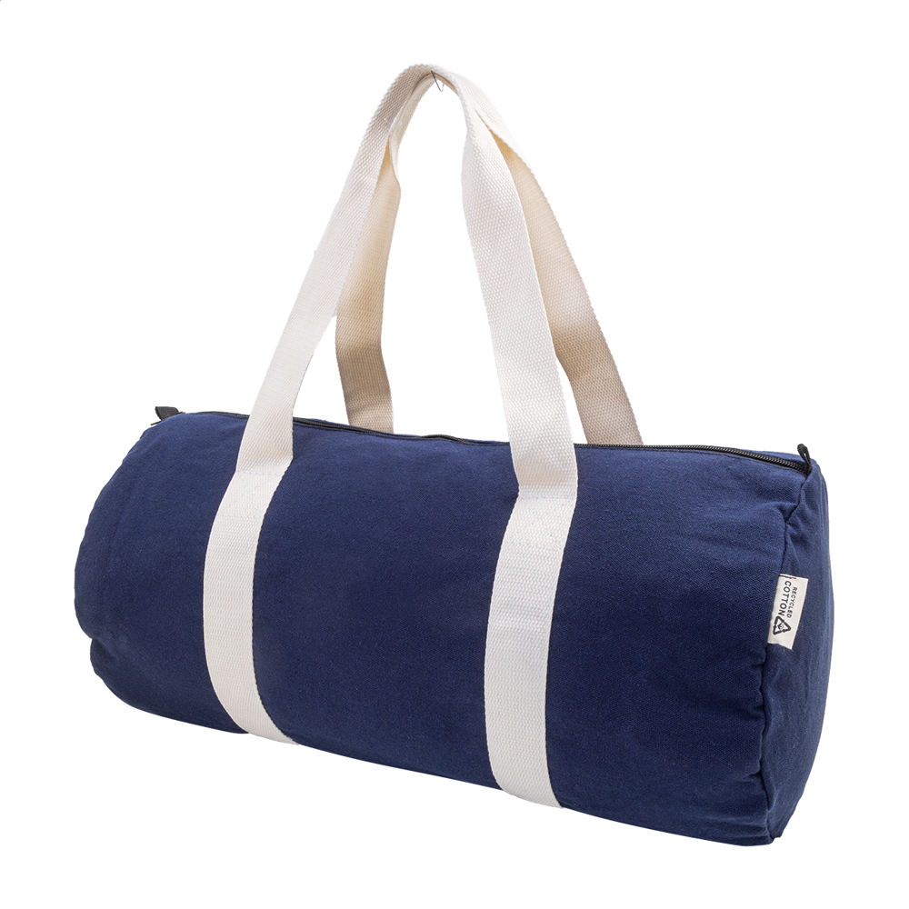 Rekan Duff - sporttas van gerecycled canvas - blauw