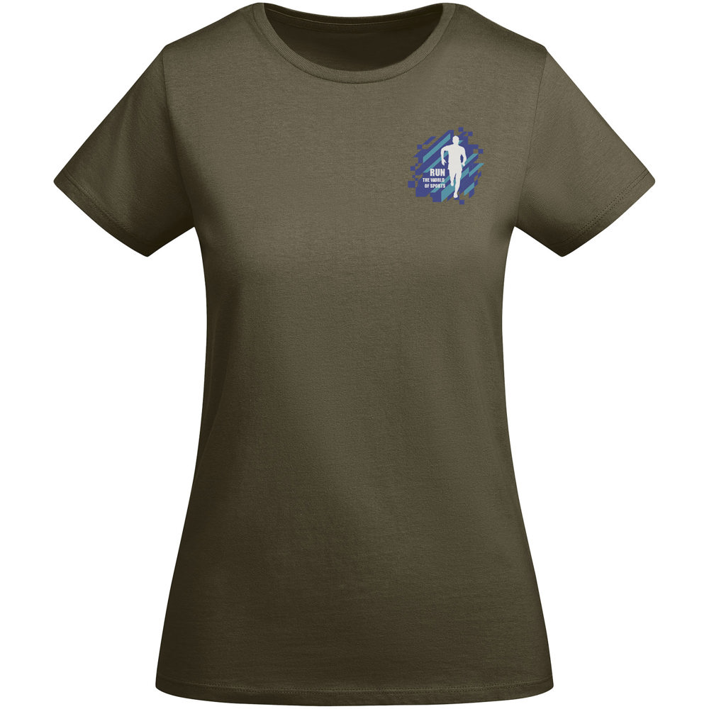 Breda biologisch katoenen dames T-shirt met korte mouwen
