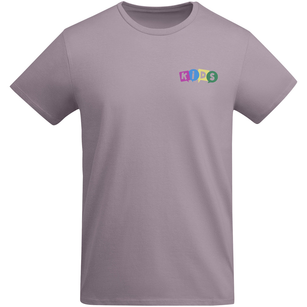 Breda biologisch katoenen kindershirt met korte mouwen