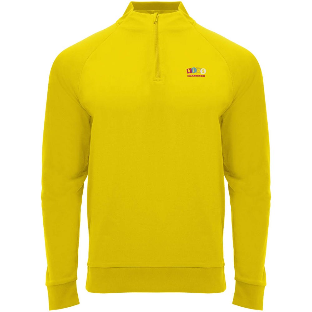 Epiro 200 g/m² sweatshirt met lange mouwen en kwartrits voor kinderen