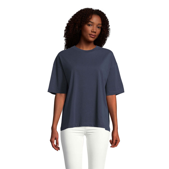BOXY WOMEN - BOXY OVERSIZE T-SHIRT DAMES - Franse Marine
