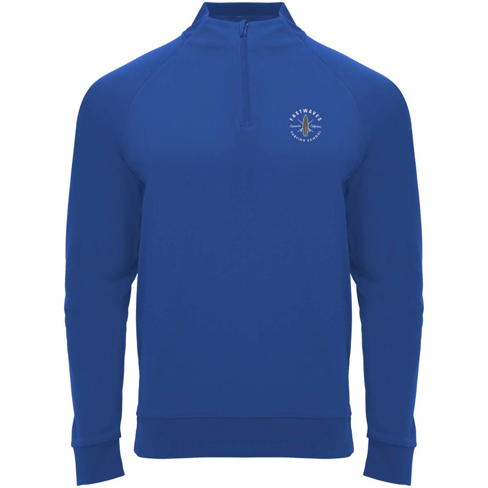 Epiro unisex sweatshirt met lange mouwen en kwartrits