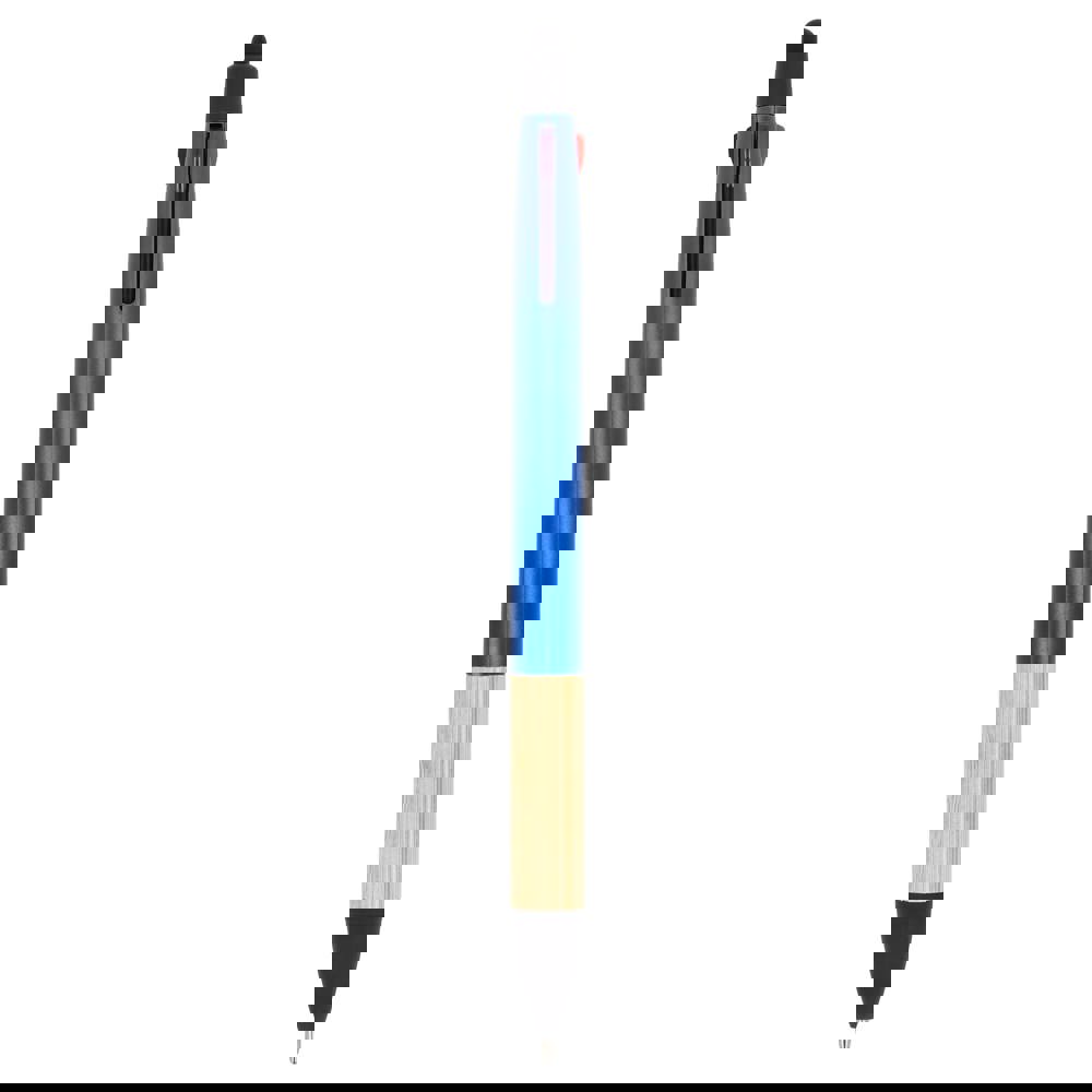 3-kleuren pen met bamboe grip