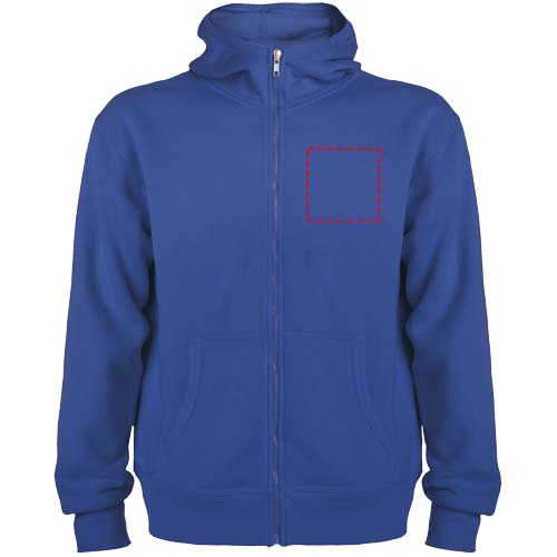 Montblanc unisex hoodie met volledige rits