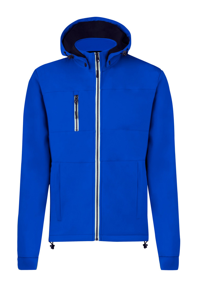 Butron - softshell jas - blauw