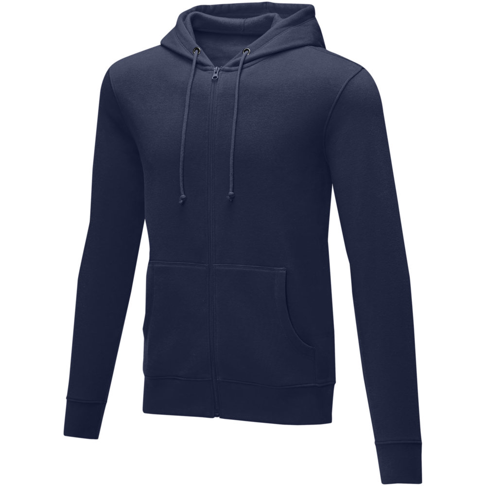Charon heren hoodie met ritssluiting - Marineblauw