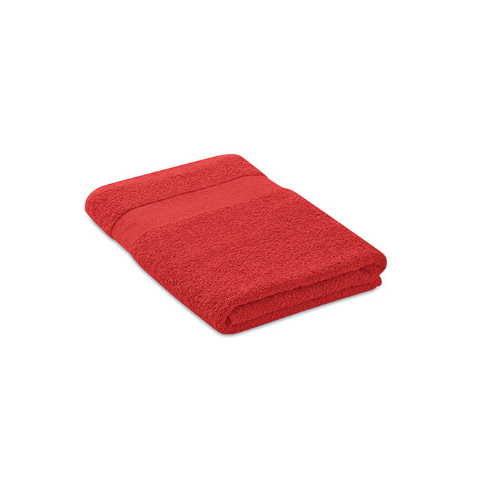 PERRY - Handdoek organisch 140x70 - Rood