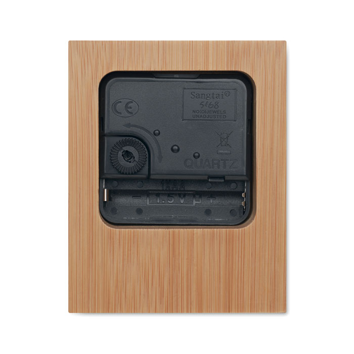 CLAMBU - Tafelklok van bamboe