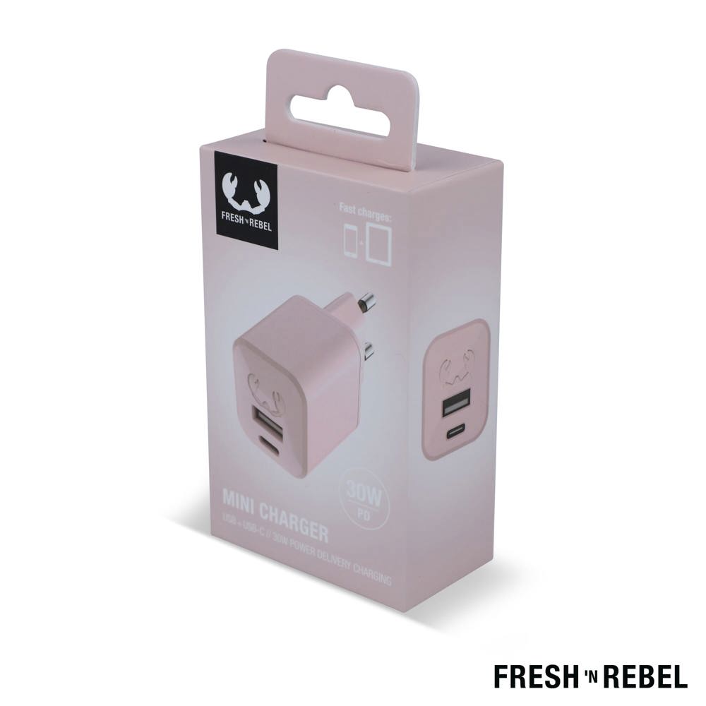 2WC30 I Fresh 'n Rebel Mini Charger USB-C + A PD // 30W