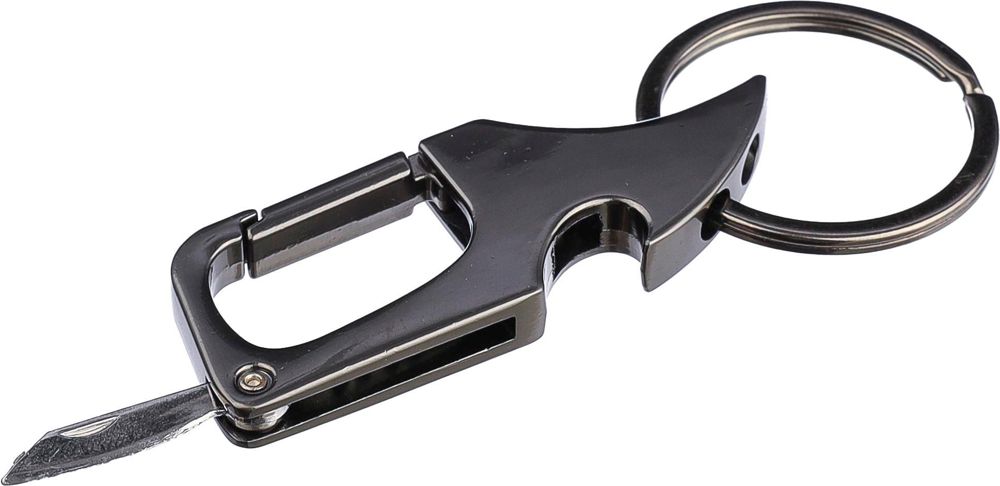 Metalen karabijnhaak sleutelhanger Bella