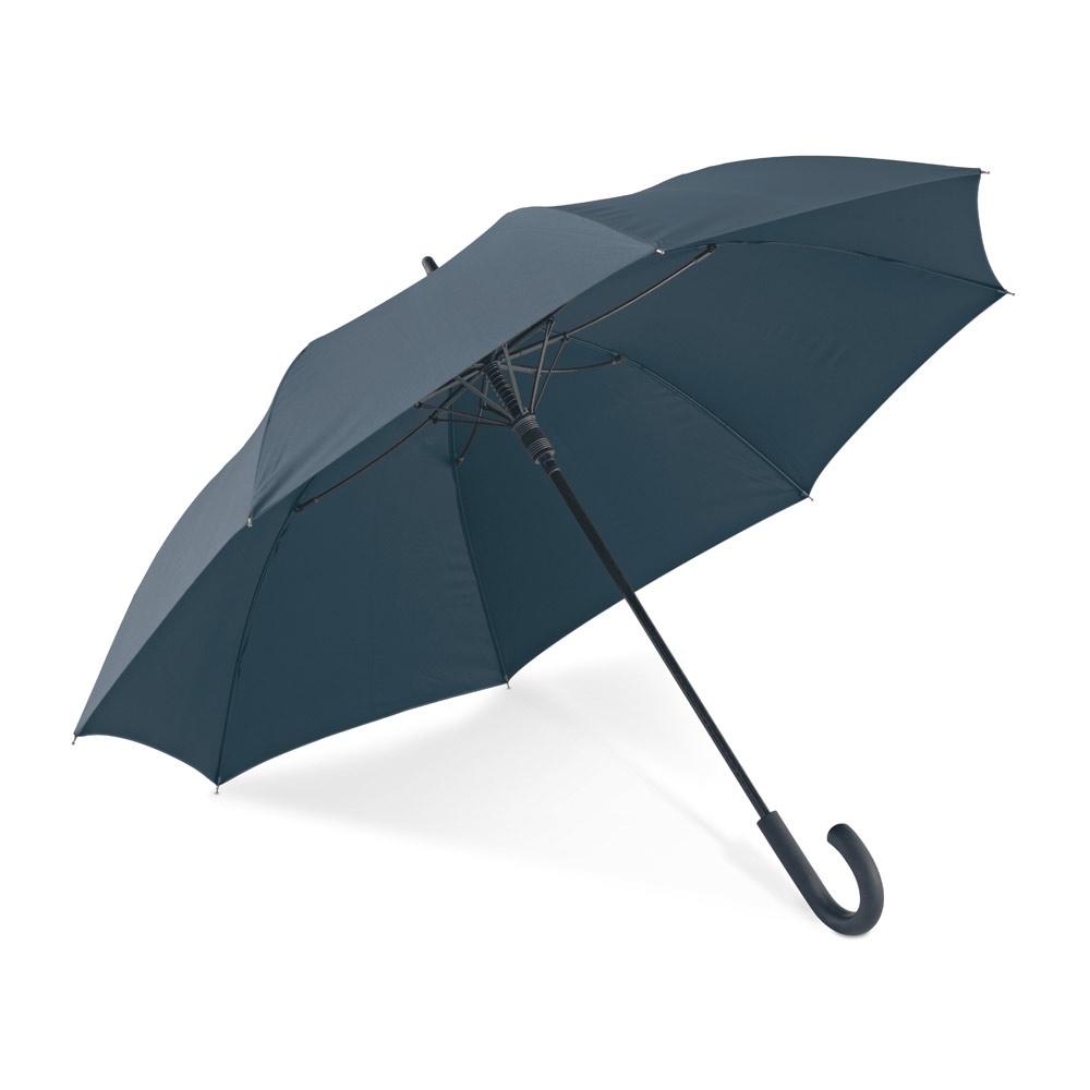 ALBERT. 190T pongee paraplu met automatische opening - Blauw