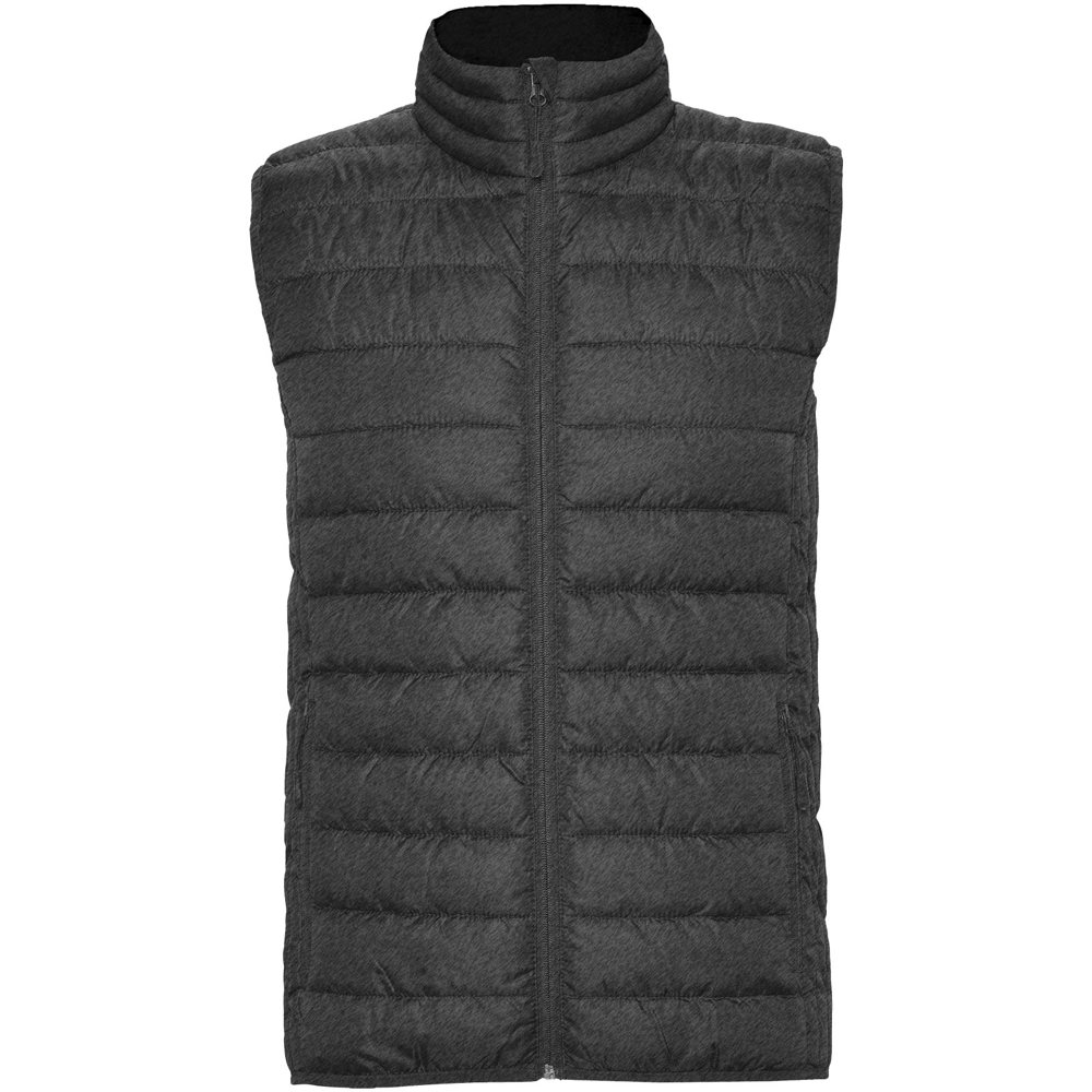 Oslo geïsoleerde bodywarmer voor heren - Gemêleerd zwart