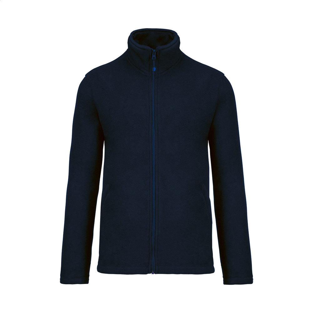 KA911 - full zip fleece jas - donker blauw