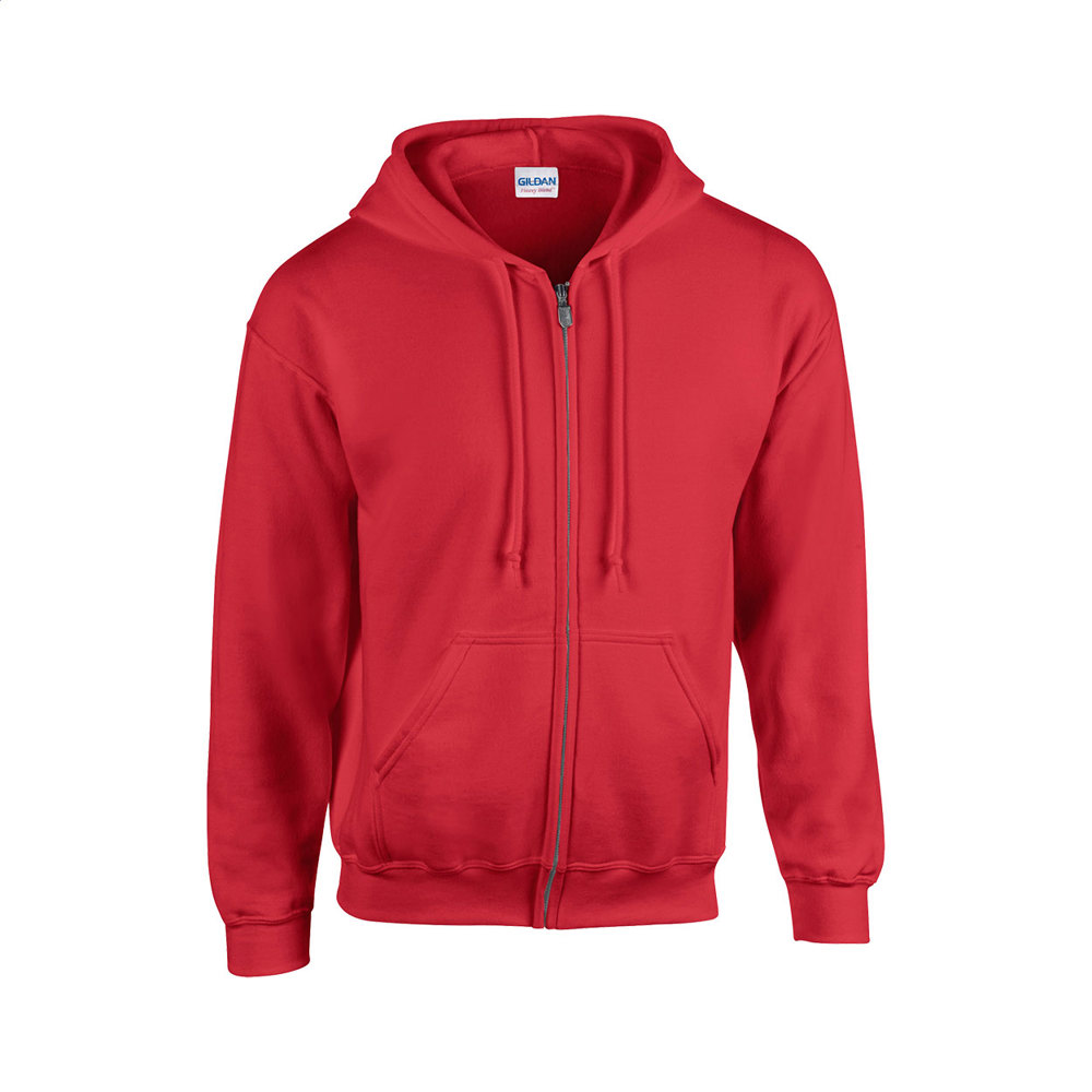 GI18600 - sweatshirt met rits - rood