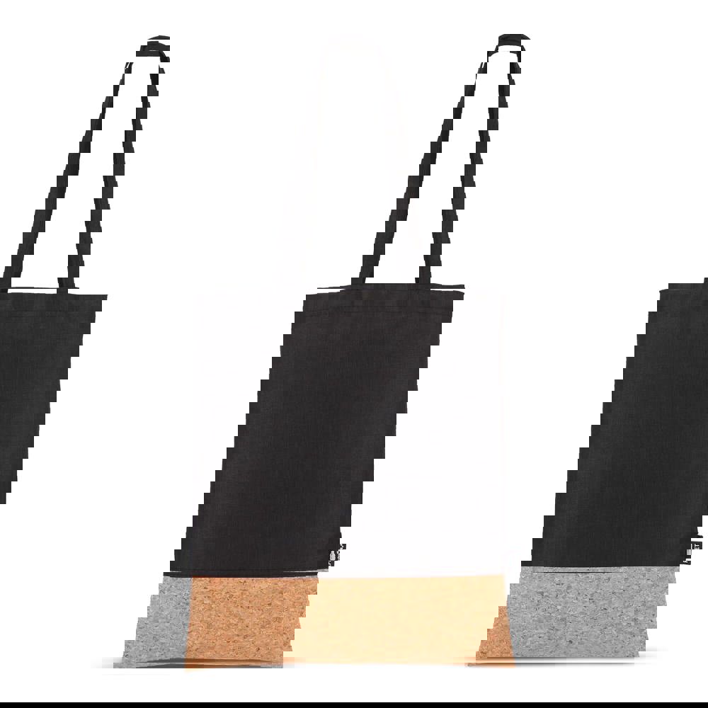 Draagtas R-PET &amp; kurk 35 x 40cm