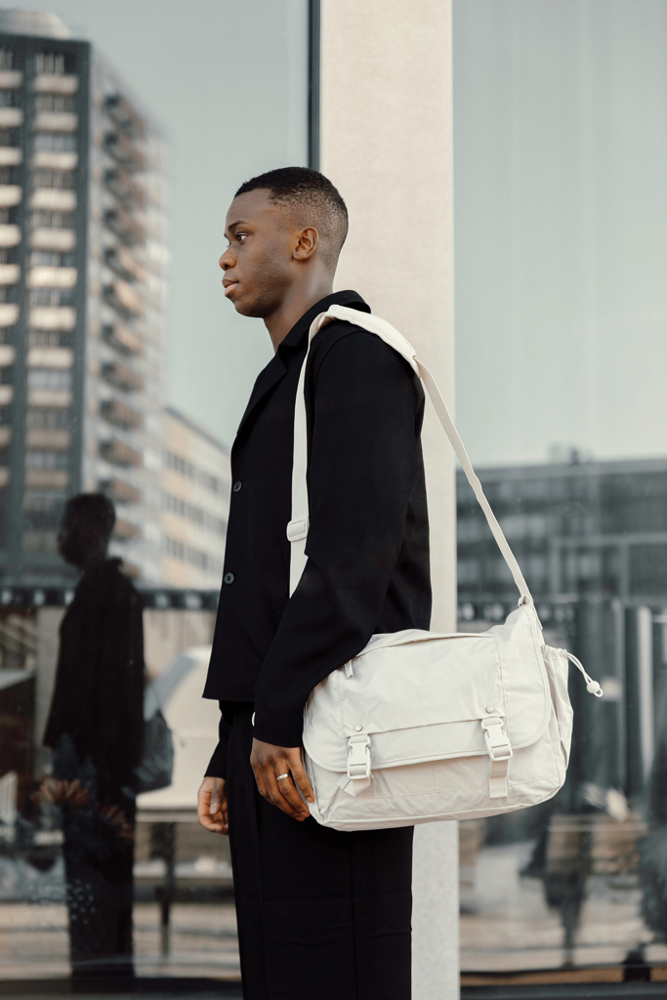 KENTO URBAN RCS recycled nylon 15.6 inch Messenger