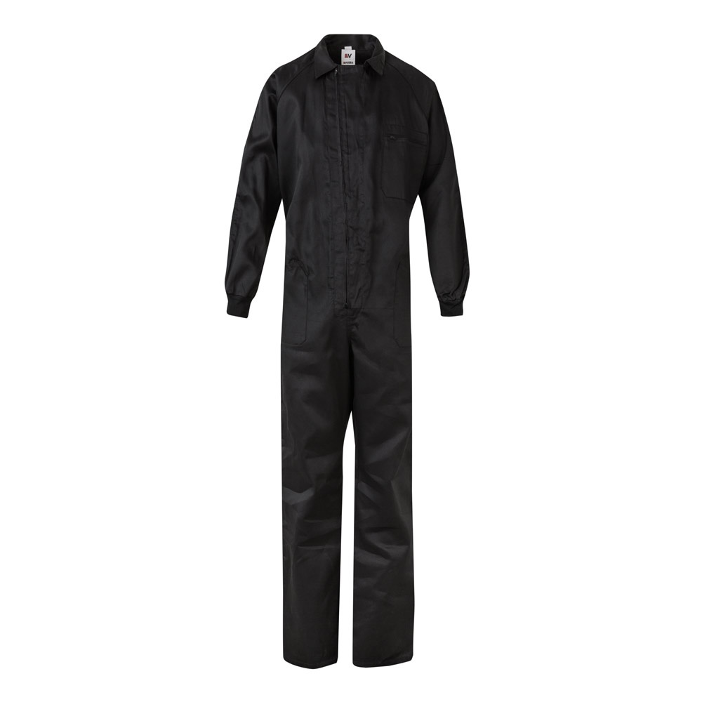 VL YAMA. Twill jumpsuit (200g/m²), van katoen (35%) en polyester (65%) - Zwart