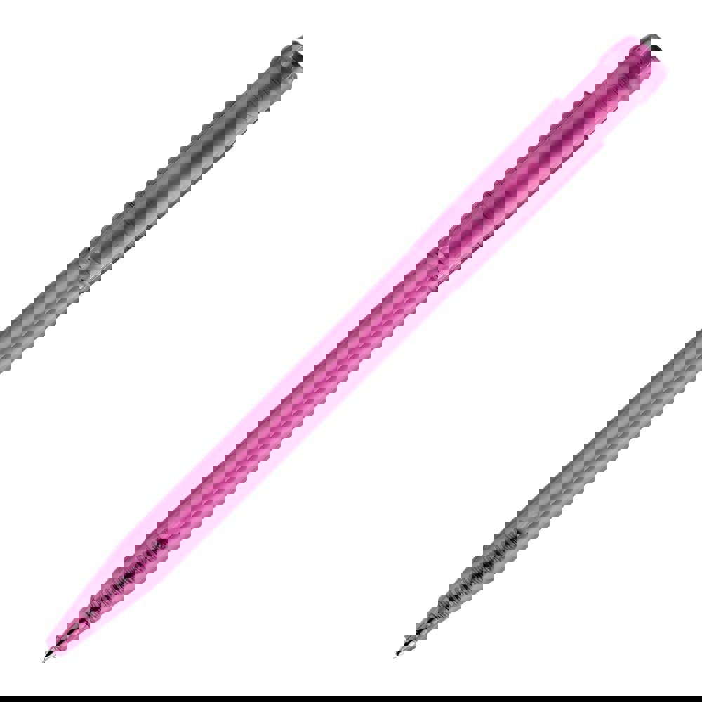 Balpen Pier Clear transparant - Transparant / Roze