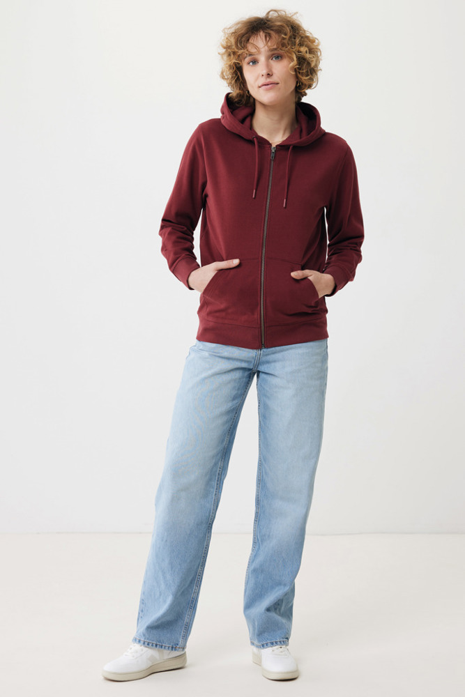 IQONIQ Abisko gerecycled katoen hoodie met rits