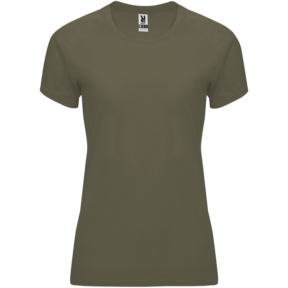 Bahrain sportshirt met korte mouwen voor dames - Militair groen