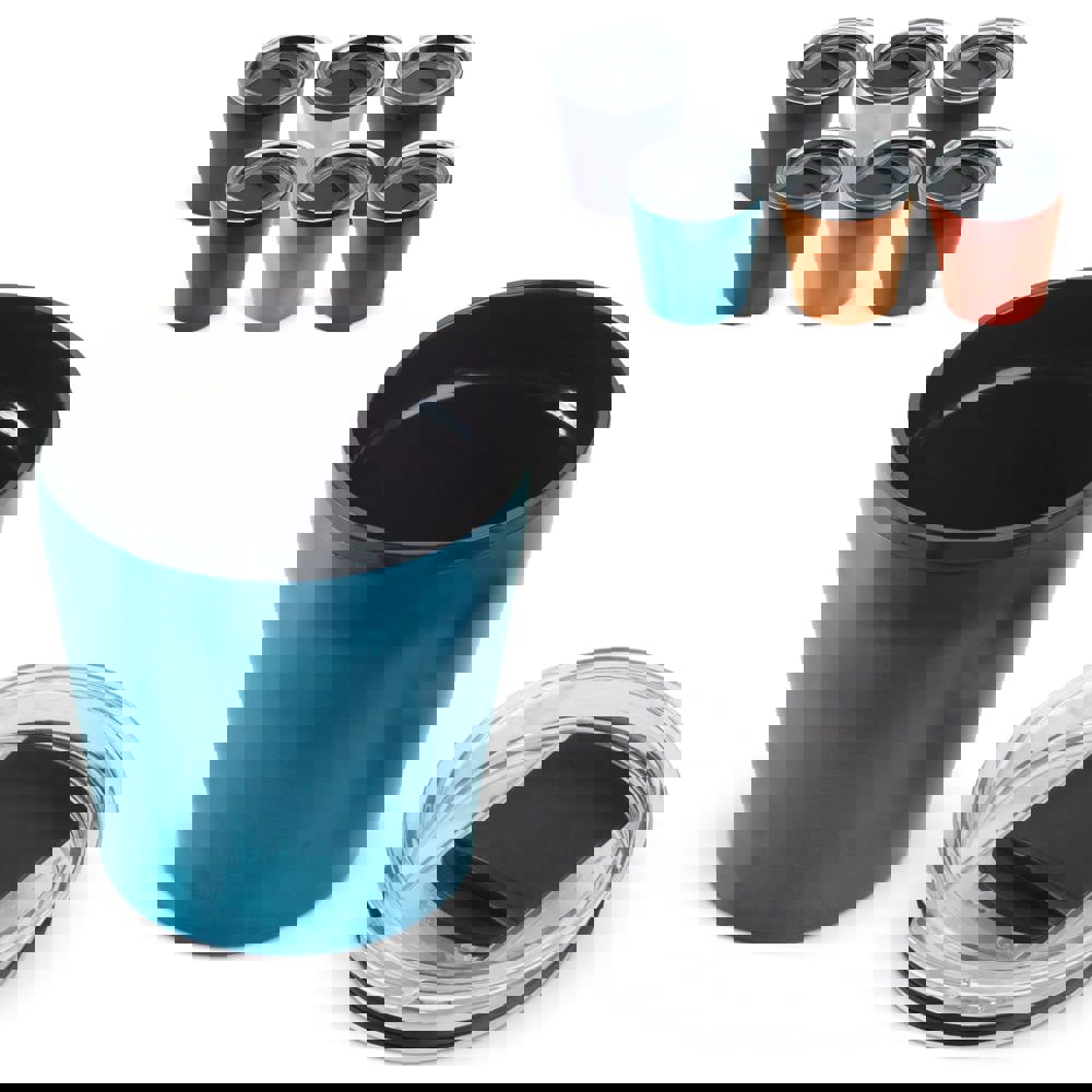 Koffiebeker metallic 180ml