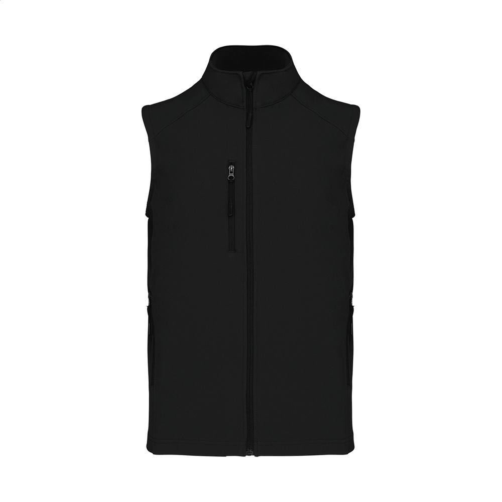 KA403 - 3-laags softshell bodywarmer vest - Zwart