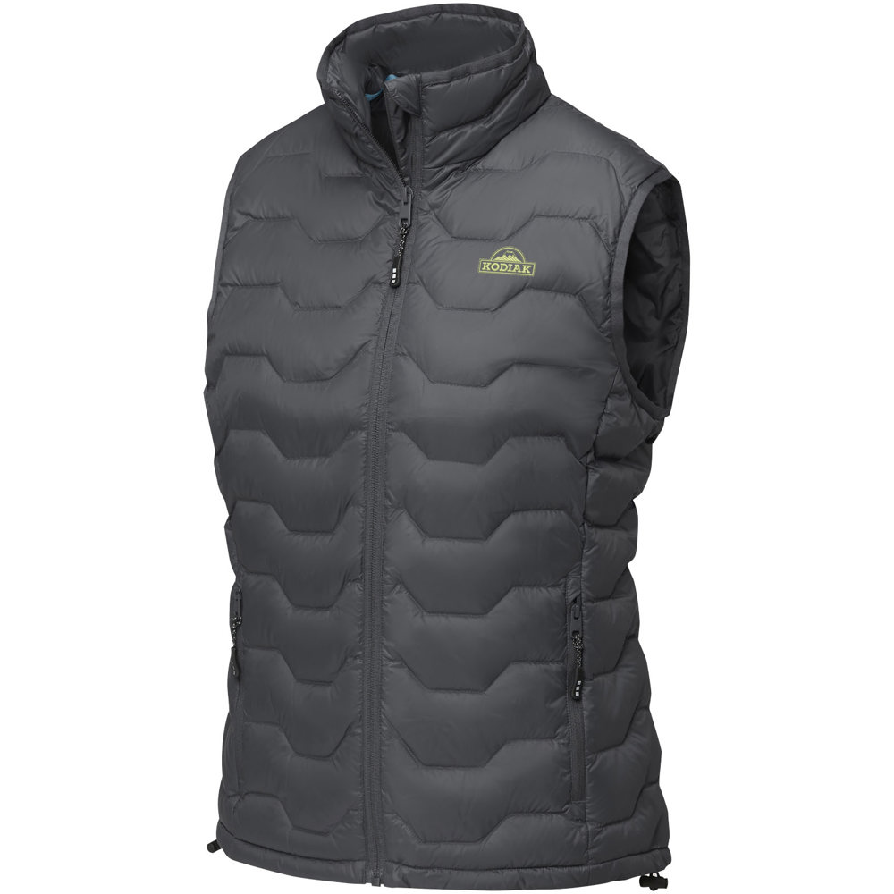 Petalite GRS gerecyclede geïsoleerde down bodywarmer voor dames