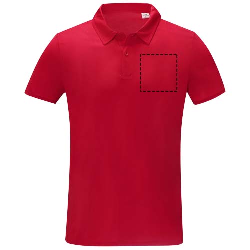 Deimos 105 g/m² coolfit herenpolo met korte mouwen