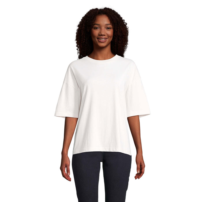 BOXY WOMEN - BOXY OVERSIZE T-SHIRT DAMES - gebroken wit