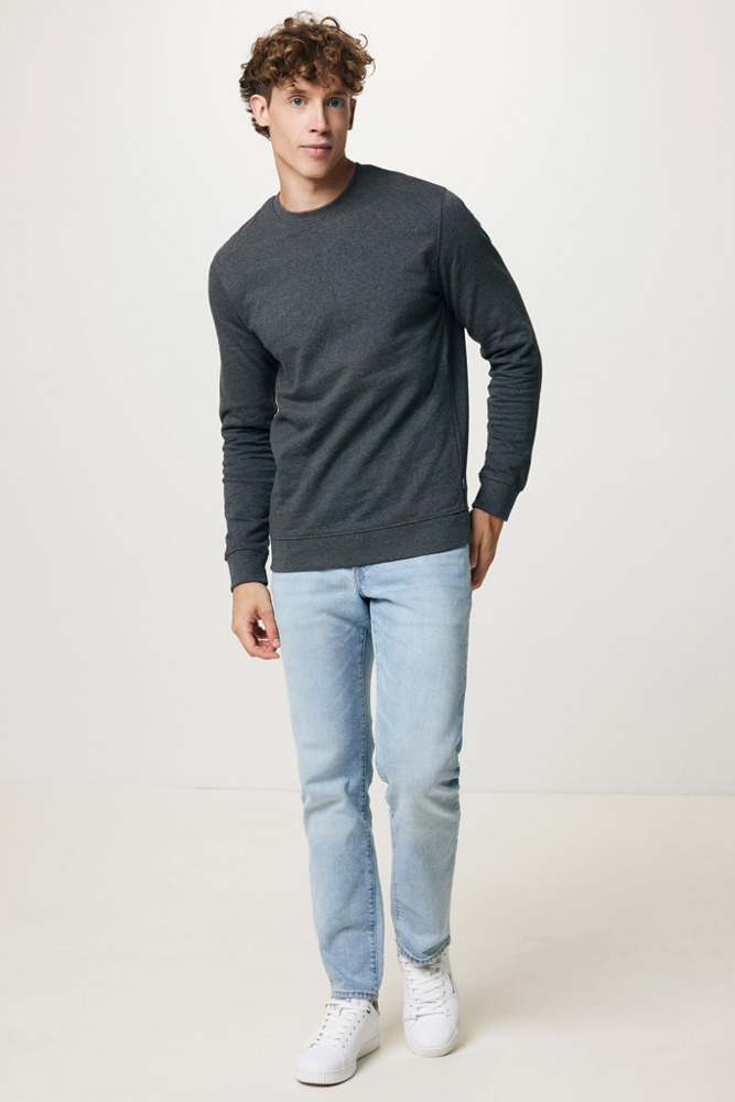 IQONIQ Denali gerecycled katoen sweater ongeverfd