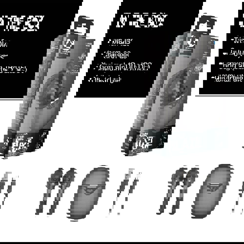 3TW2200 I Fresh 'n Rebel Twins Blaze - True Wireless oordopjes met ENC