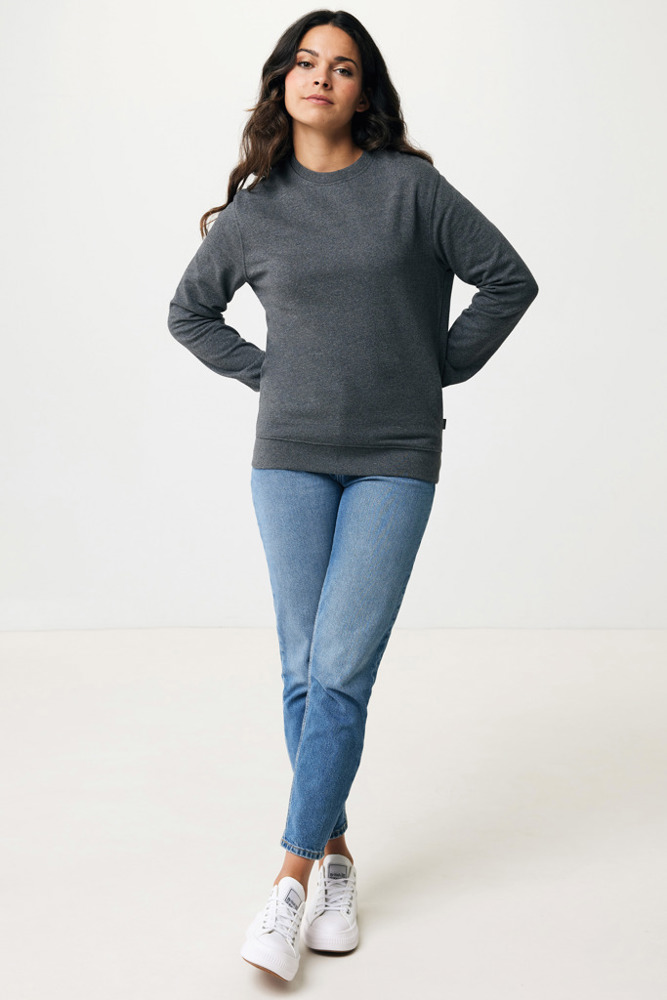 IQONIQ Denali gerecycled katoen sweater ongeverfd