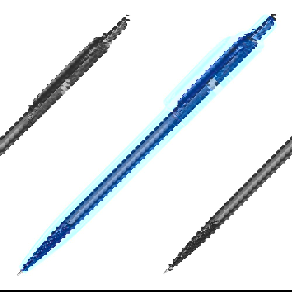 Balpen Ducal Clear transparant - Transparant / Blauw