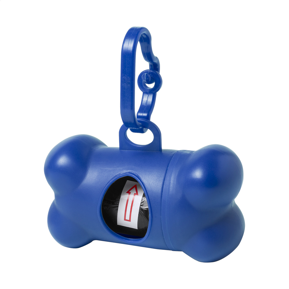 Pobba - dispenser voor poepzakjes - blauw
