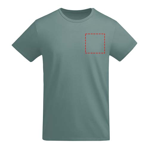 Breda biologisch katoenen herenshirt met korte mouwen