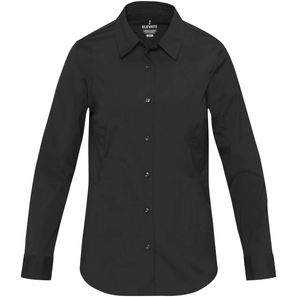 Carnelian poplin damesshirt