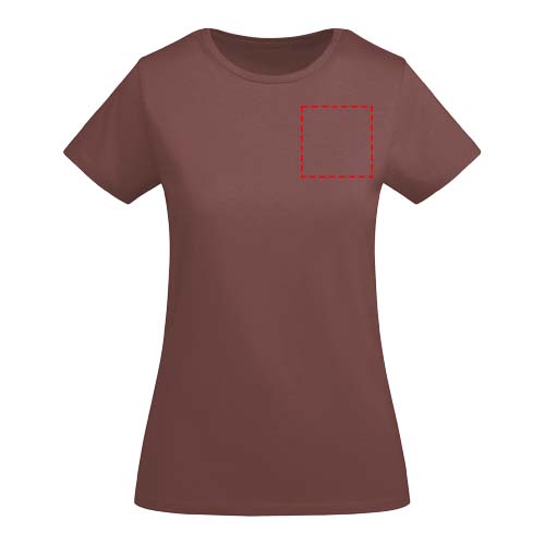Breda biologisch katoenen dames T-shirt met korte mouwen