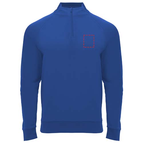 Epiro sweatshirt met lange mouwen en kwartrits voor kinderen