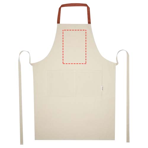 Nia schort van 200 g/m² gerecycled katoen