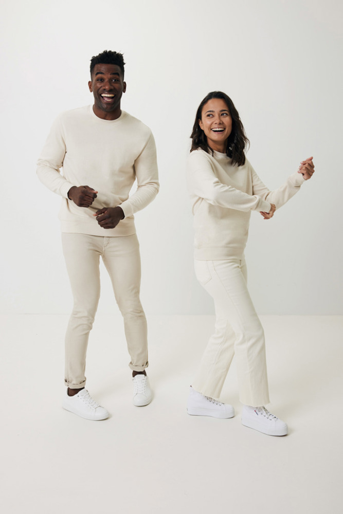 IQONIQ Denali gerecycled katoen sweater ongeverfd