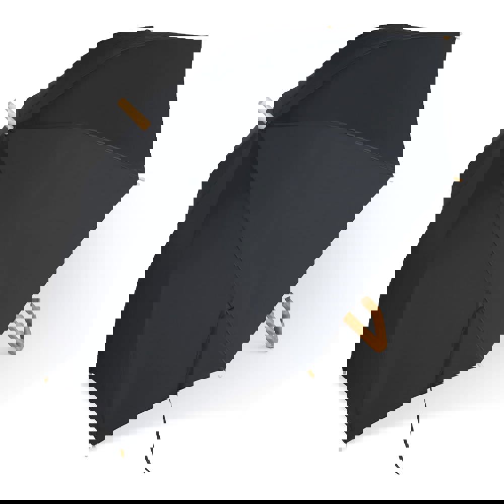 Stok paraplu 23” R-PET auto open - Zwart