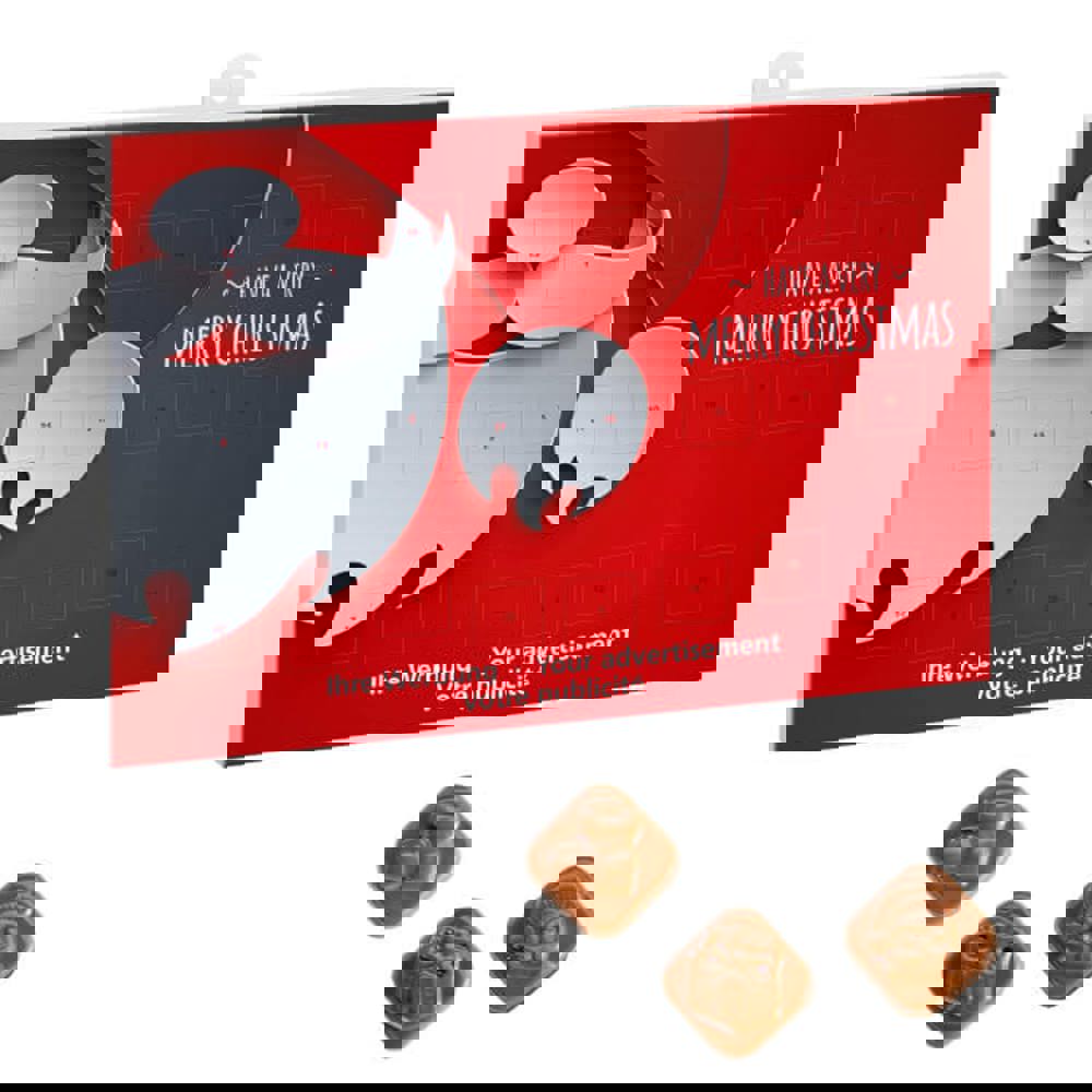 Adventskalender A4 met standaard motief