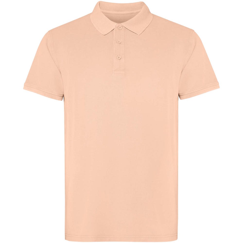 Cobain unisex polo met korte mouwen - Lichtoranje