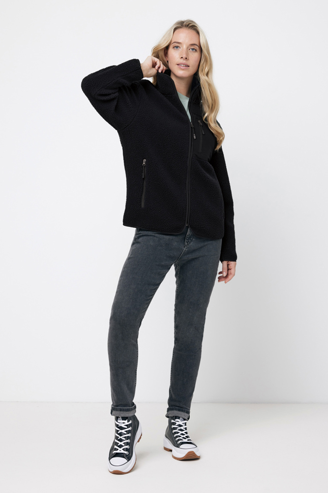 IQONIQ Diran gerecycled polyester pile-fleece jas