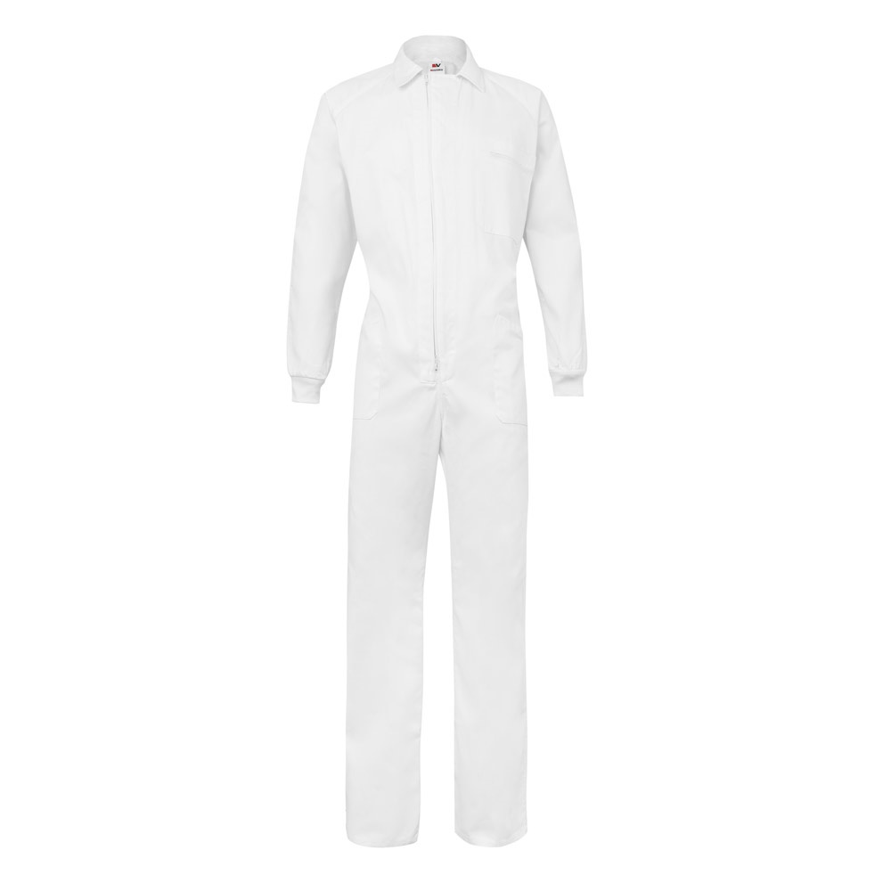 VL YAMA. Twill jumpsuit (200g/m²), van katoen (35%) en polyester (65%) - Wit