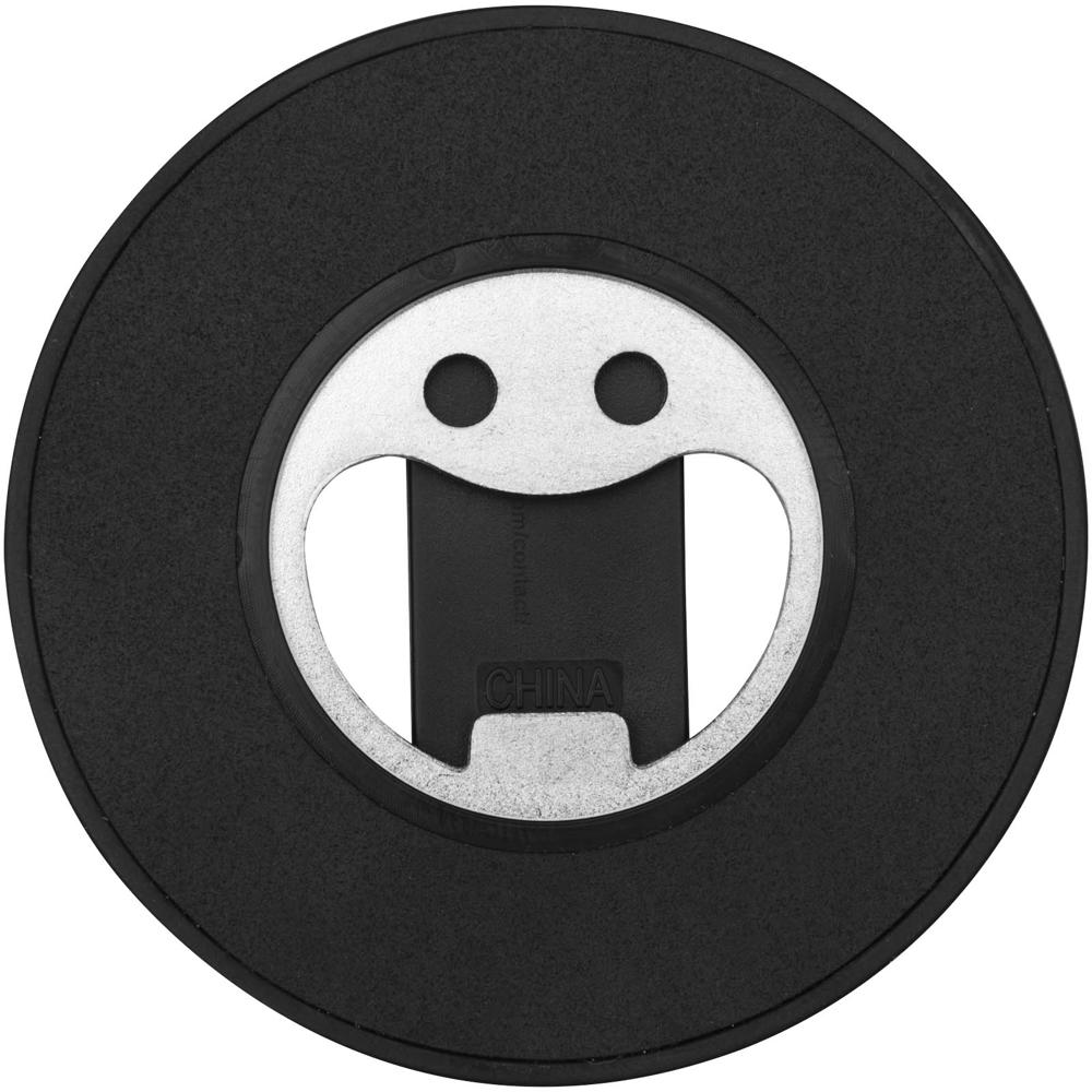 Ain magnetische telefoonstandaard van gerecycled plastic met flesopener 