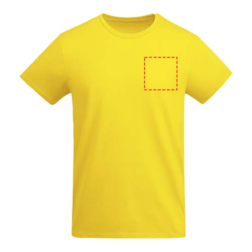 Breda biologisch katoenen herenshirt met korte mouwen