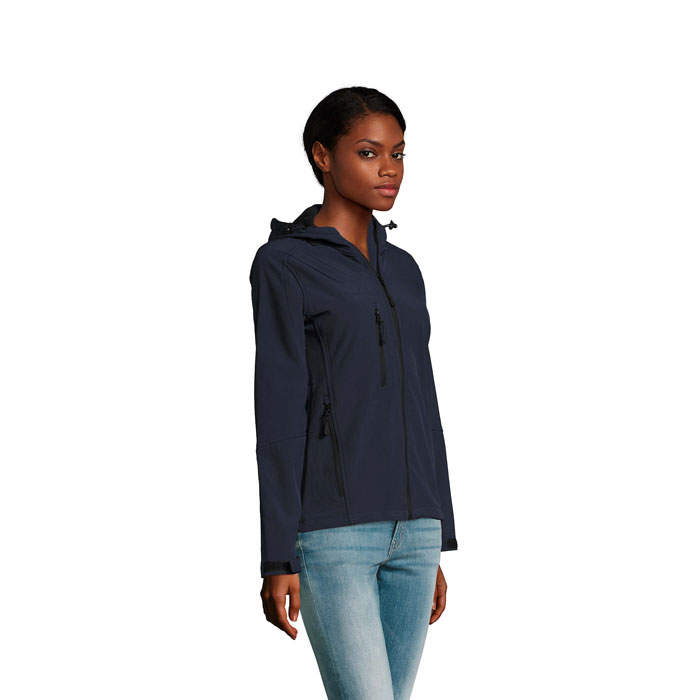 REPLAY WOMEN - REPLAY DAMES HOOD SOFTSHELL