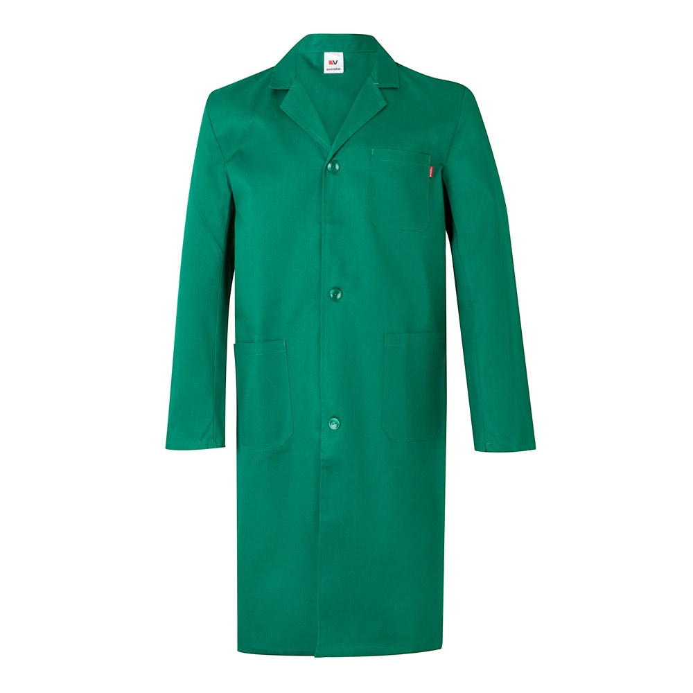 VL DANU. Keper blouse (175g/m²), van katoen (35%) en polyester (65%) - groen