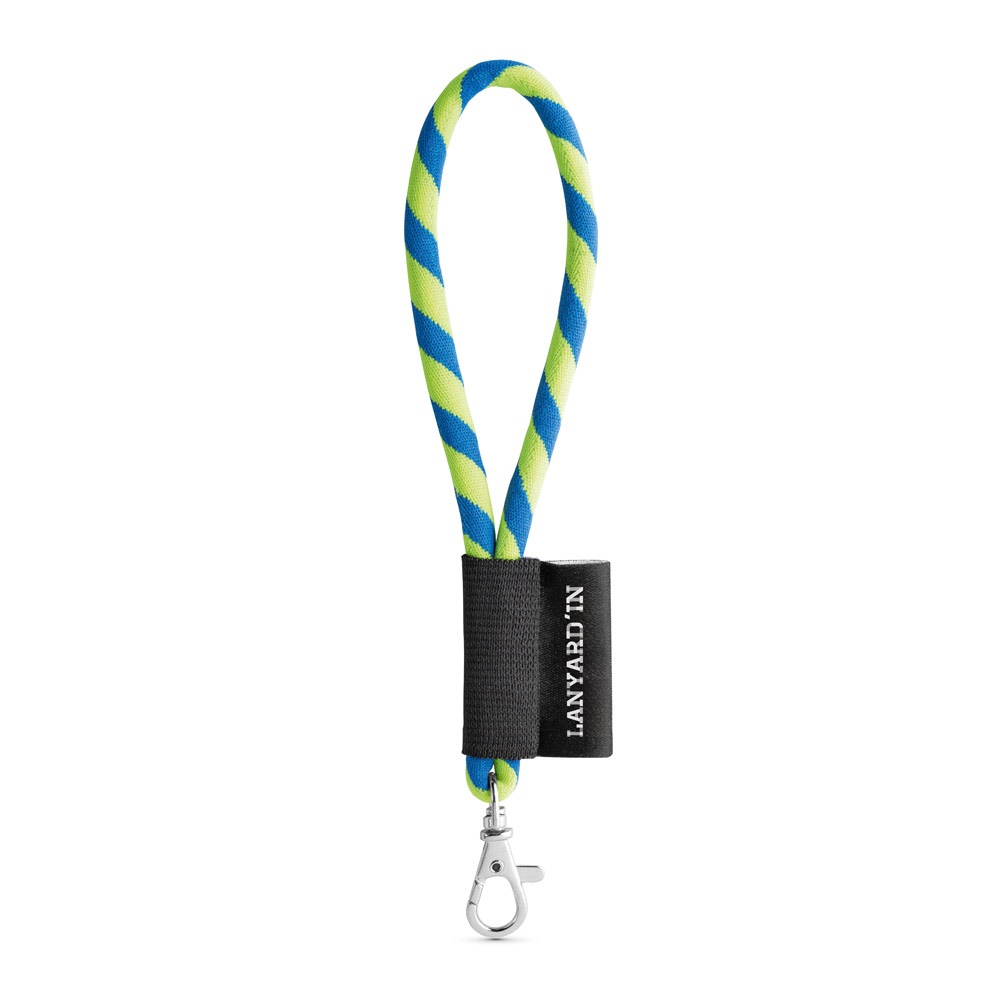 75090. Lanyard Tube Short Set. Standaard modellen - Hexachrome geel, Royal blauw